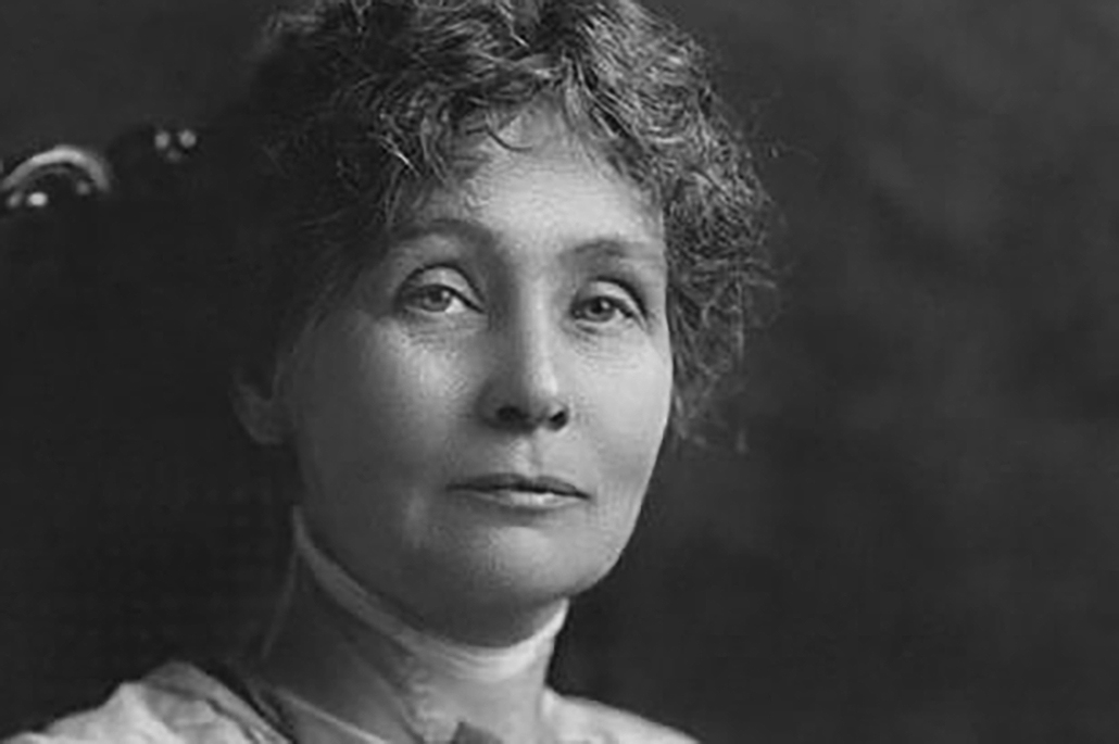 Emmeline Pankhurst — historisk portrettfoto